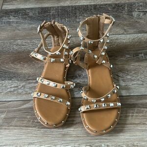 Girls Studded Sandals Size 1